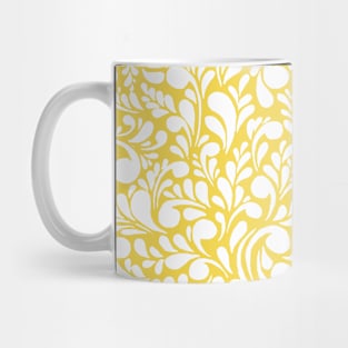 Yellow Line Pattern Mug